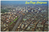 Aerial view, downtown San Diego
