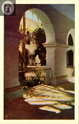 Patio of House of Hospitality, Exposition, 1935