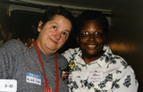 Michelle Crane with Mandy Carter, 2000
