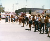 Marchers at Pride parade, 1978