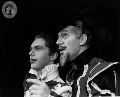 Richard Learman and Jacques Cartier in The Tempest, 1957