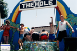 "The Hole" float at Pride parade, 1998