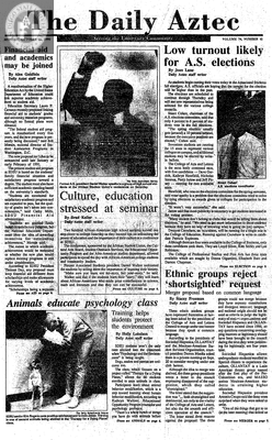The Daily Aztec: Monday 10/22/1990