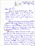 Letter from Jack Benson, 1943