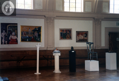 Gay artists display at the Lesbian and Gay Archives of San Diego, 2000