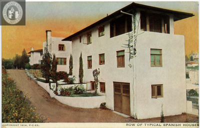 Row of houses, San Diego, California