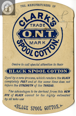 Clark's O.N.T. Spool Cotton