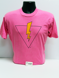 Lightning bolt in triangle, "Pride=Power" T-shirt front, 1992