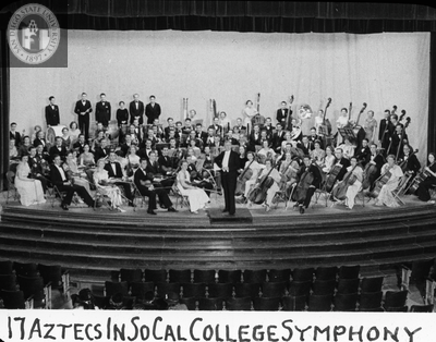 Aztecs in So Cal College Symphony, 1935
