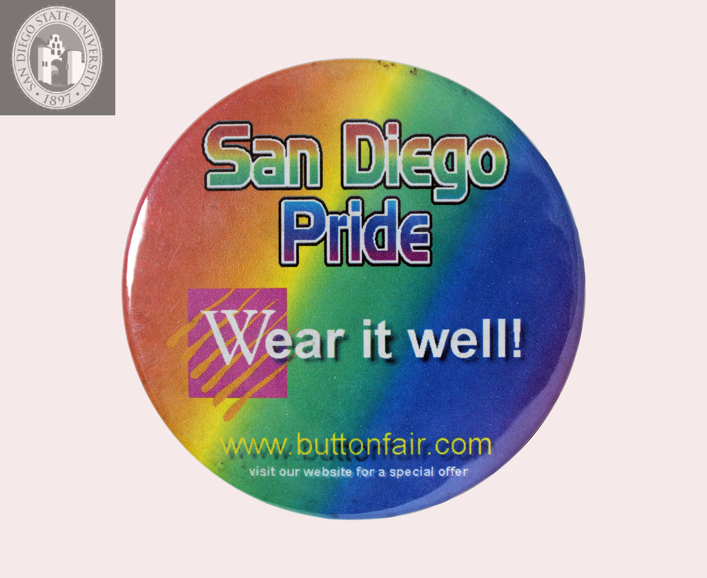 "Wear it well!" San Diego Pride