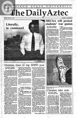 The Daily Aztec: Friday 03/02/1990