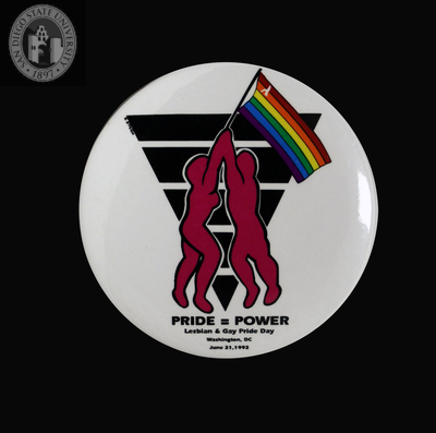 "Pride = power, Lesbian & Gay Pride Day, Washington," 1992