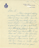 Letter from Richard F. Kenney, 1942