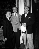 Director B. Iden Payne and two unidentified men in Shakespeare Festival, 1958