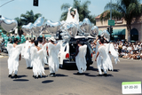 Float with angels at Pride parade, 1997