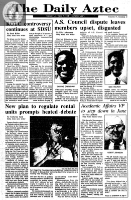 The Daily Aztec: Monday 04/22/1991