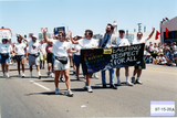 GLSTN banner at San Diego LGBT Pride parade, 1997