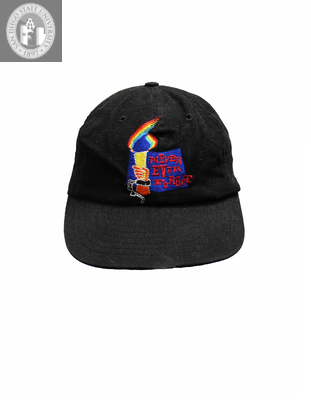 "Never Ever Forget," a baseball cap, 1994
