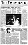 The Daily Aztec: Wednesday 04/19/1989