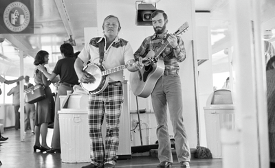 Musicians aboard the Marietta