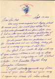 Letter from Donald C. Gow, 1942