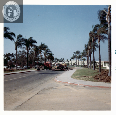 Old entrance to San Diego State, 1966
