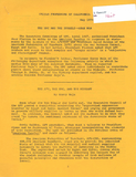United Professors of California Newsletter, 1974