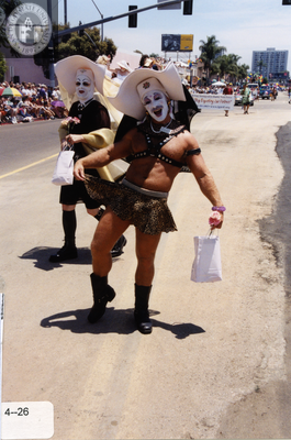Marchers from the Sisters of Perpetual Indulgence in Pride parade, 2000