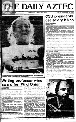 The Daily Aztec: Friday 11/16/1984