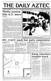 The Daily Aztec: Monday 05/13/1985