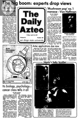 The Daily Aztec: Friday 04/15/1977