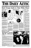 The Daily Aztec: Wednesday 11/09/1988