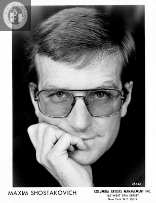 Publicity photograph of Maxim Shostakovich