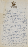 Letter from Paul Arriola, 1943