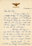 Letter from John K. Sinderholm, 1942