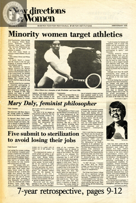 New Directions for Women: Fall 1979