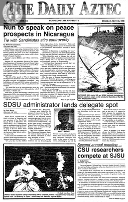 The Daily Aztec: Tuesday 05/10/1988