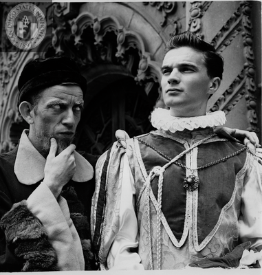 Art Bucaro and Ted Van Grielhysen in Hamlet, 1955