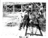 Student Union Board members help plant tree, 1967