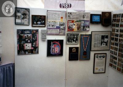 Display at pride archives booth, 1990