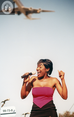 Singer at Pride Festival, 1999