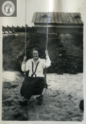 Woman on a swing, 1919