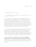 Affidavit for political asylum for a Peruvian, 2002