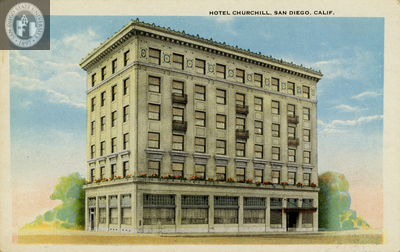 Hotel Churchill, San Diego, California