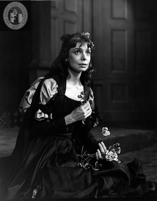 Unidentified actress in Hamlet, 1960