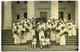 San Diego Normal School May Day court, 1915