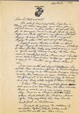 Letter from John A. Chandler, 1942