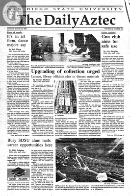 The Daily Aztec: Monday 03/12/1990