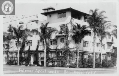 Palomar Apartments, San Diego, Calfiornia