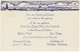 Invitation to House of Charm gallery opening